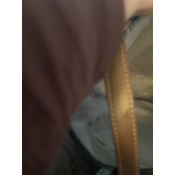 Cutter & Buck Black Nylon Leather Trim Tote Bag Ameriprise Zip Top Work Travel - Picture 8 of 14